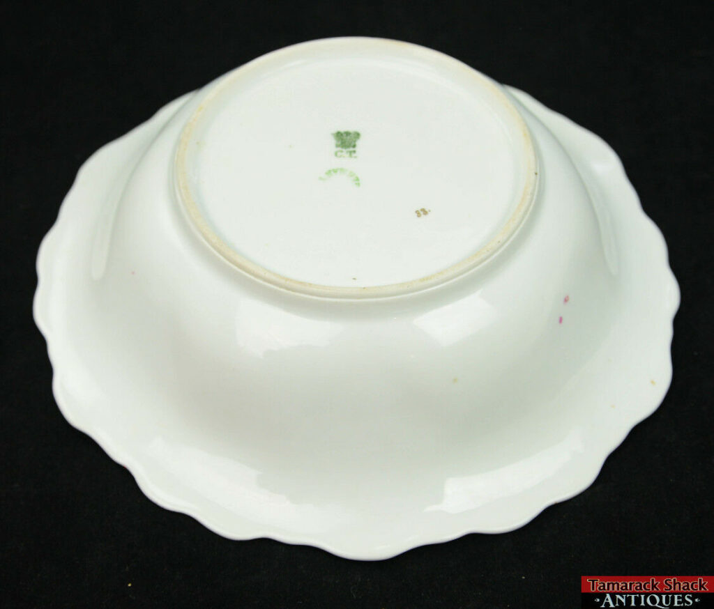 Antique Porcelain Green Eagle Mark C.T. Germany Carl Tielsch Altwasser