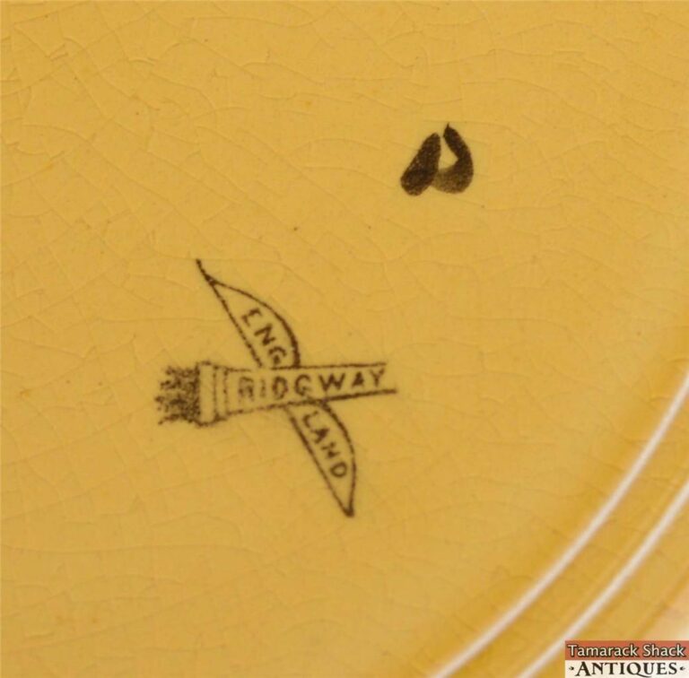 Antique Ridgway England Plate "The Upper Fort Garry Gate" Winnipeg Canada Tamarack Shack Antiques