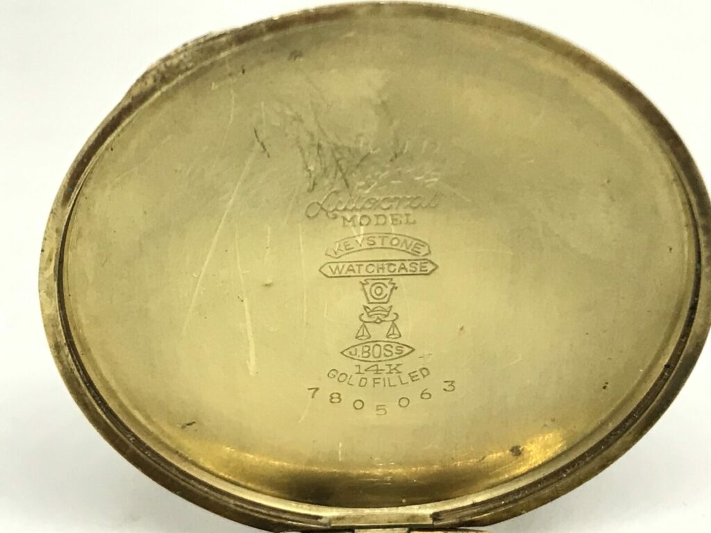 Keystone Autocrat 14k Gold Filled Pocket Watch Case, 18 Gram Weight
