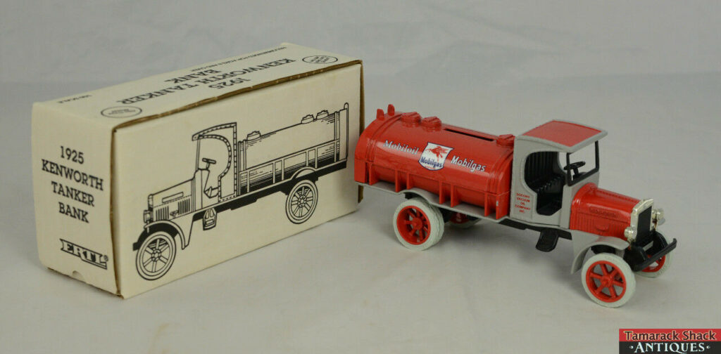 24 Humble 1925 Kenworth Tanker Locking Coin Bank w/ Key-No 3 in Series Details about   Carton 