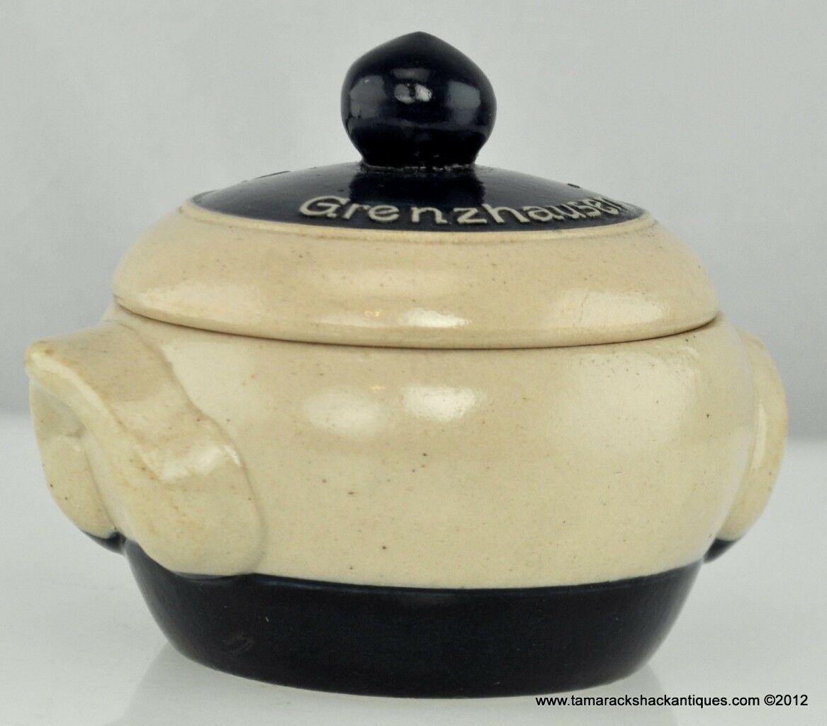 Lot of (3) Grenzhausen Merkelbach 1918 -A- 19 Tea Pot Sugar Bowl w/Lid Creamer - Image 12
