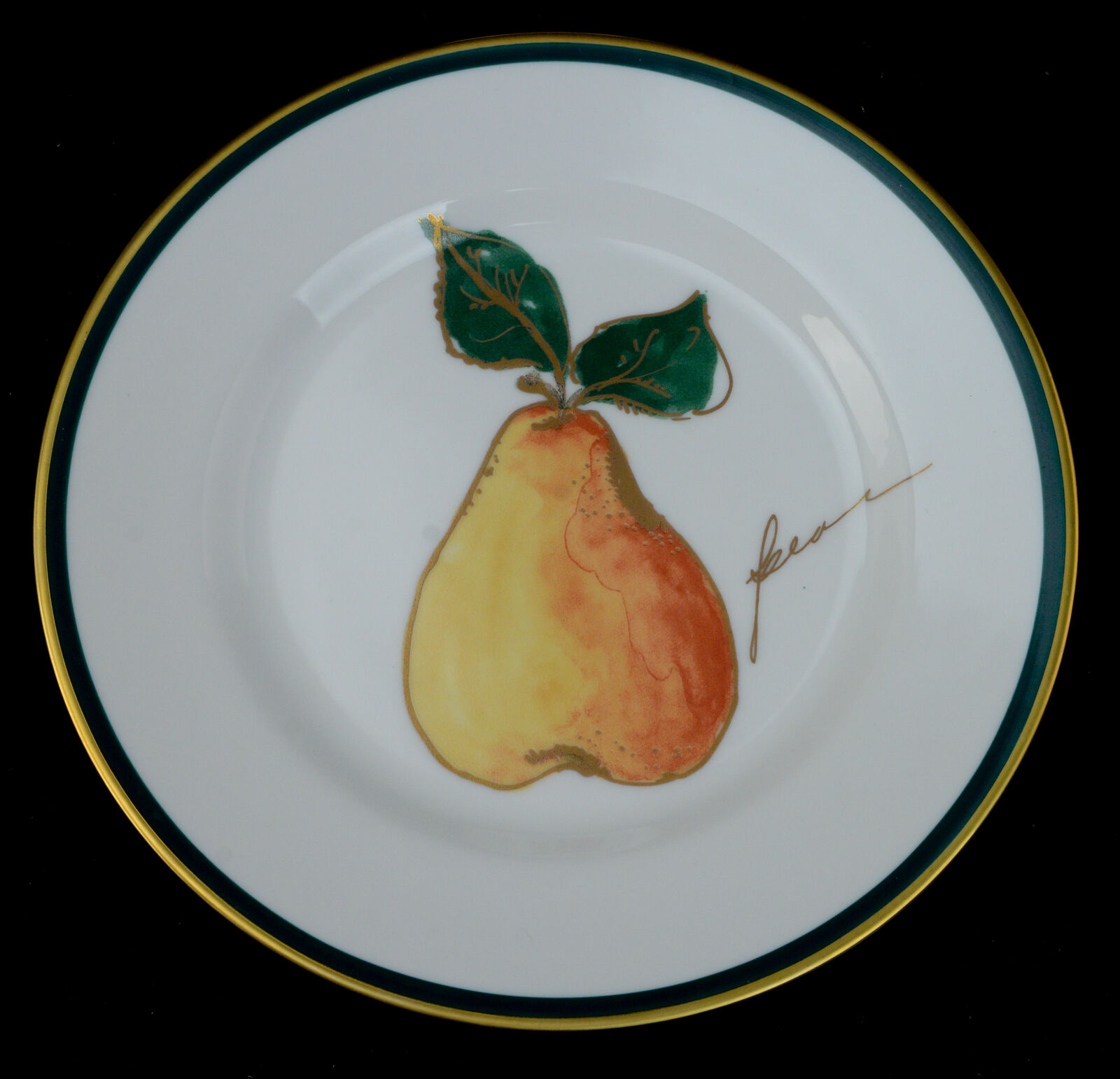 Lot of 4 Crate & Barrel Monno-Bangladesh CBL61 Fruit 8 1/4" Salad Plates L2B - Image 5