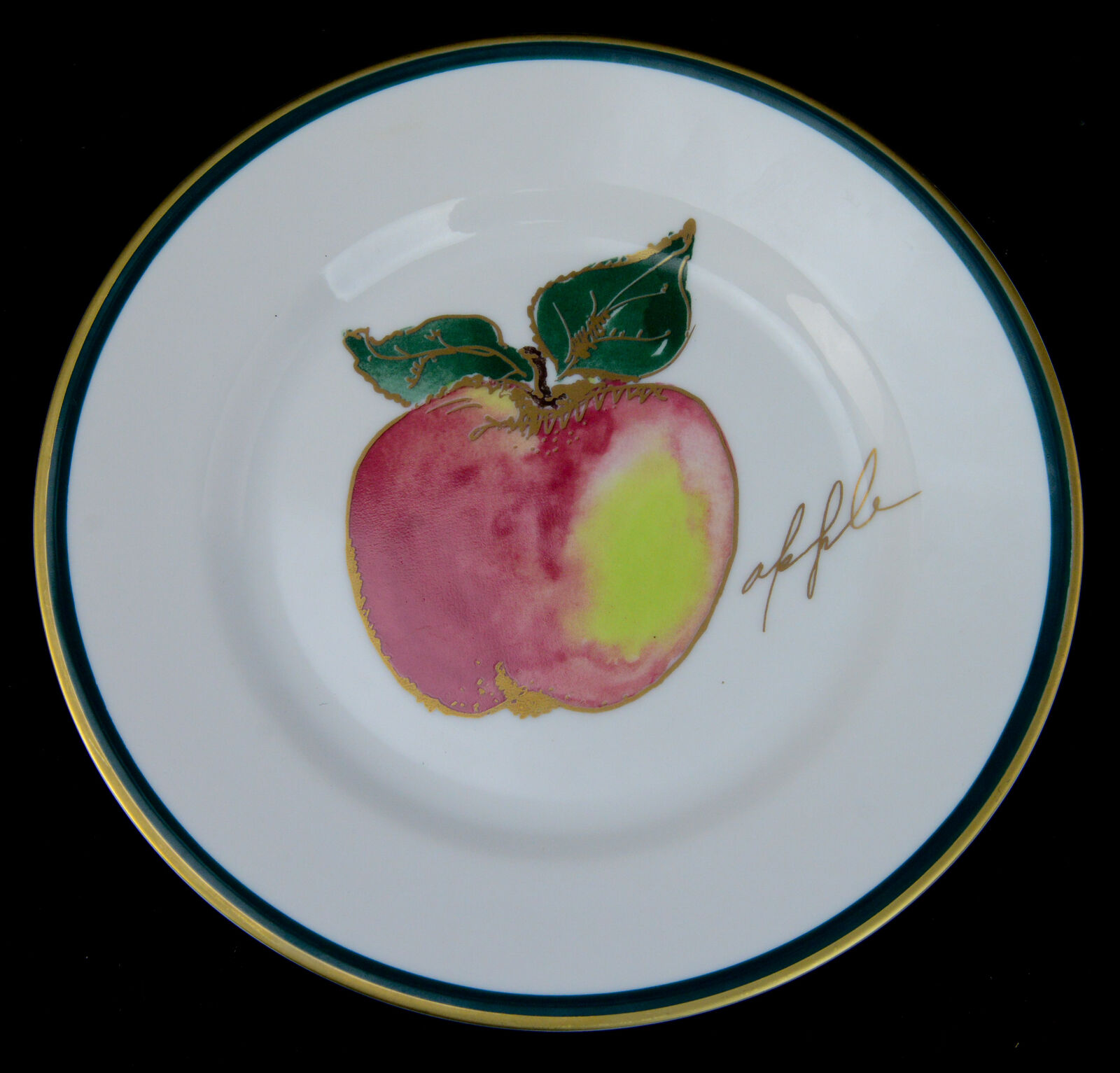 Lot of 4 Crate & Barrel Monno-Bangladesh CBL61 Fruit 8 1/4" Salad Plates L2B - Image 6