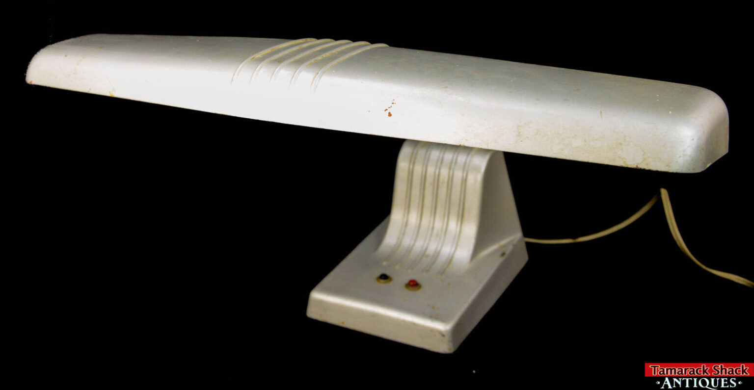 Vintage Dazor 1000 Industrial Double Flexible Gooseneck Fluorescent