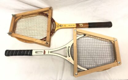 Two Mid Century Tennis Rackets, Spalding Pancho Gonzales Signature Slazenger - Image 6