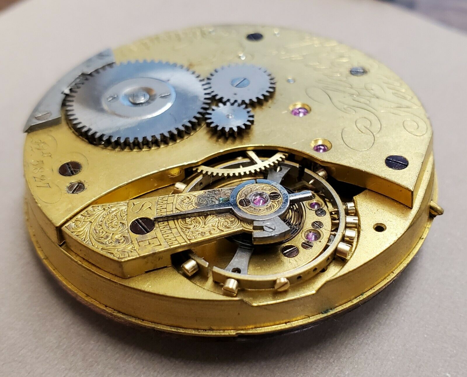 Tiffany pocket hot sale watch movement