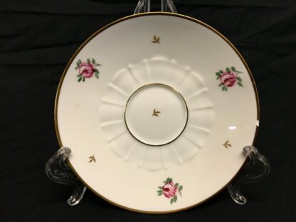 B&G Bing Grondahl Tea Cup & Saucer China Set, Rose Motif, 6pcs Total | 23154 - Image 6