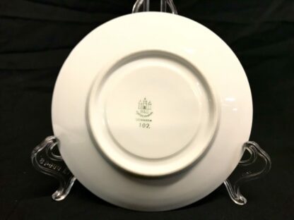 B&G Bing Grondahl Tea Cup & Saucer China Set, Rose Motif, 6pcs Total | 23154 - Image 7