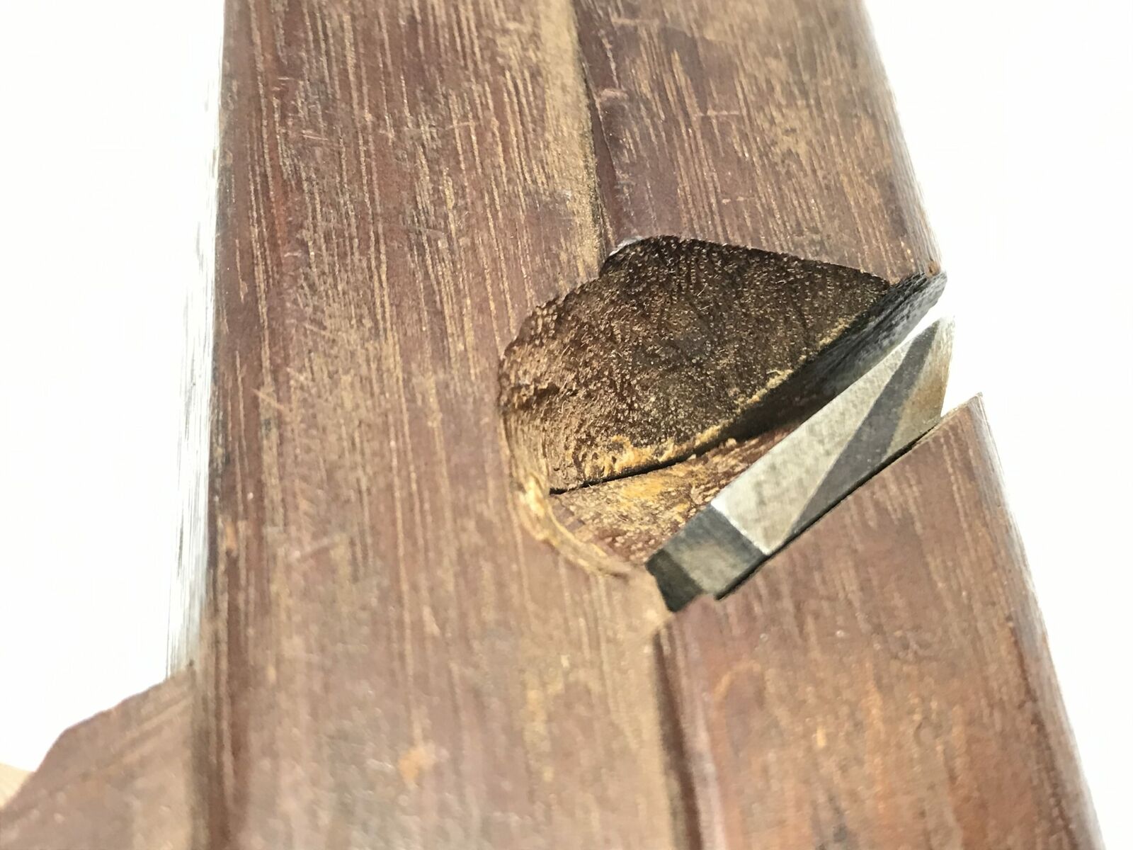 Excellent Handmade Small Rabbet/ Grooving Plane Carpentry 22556