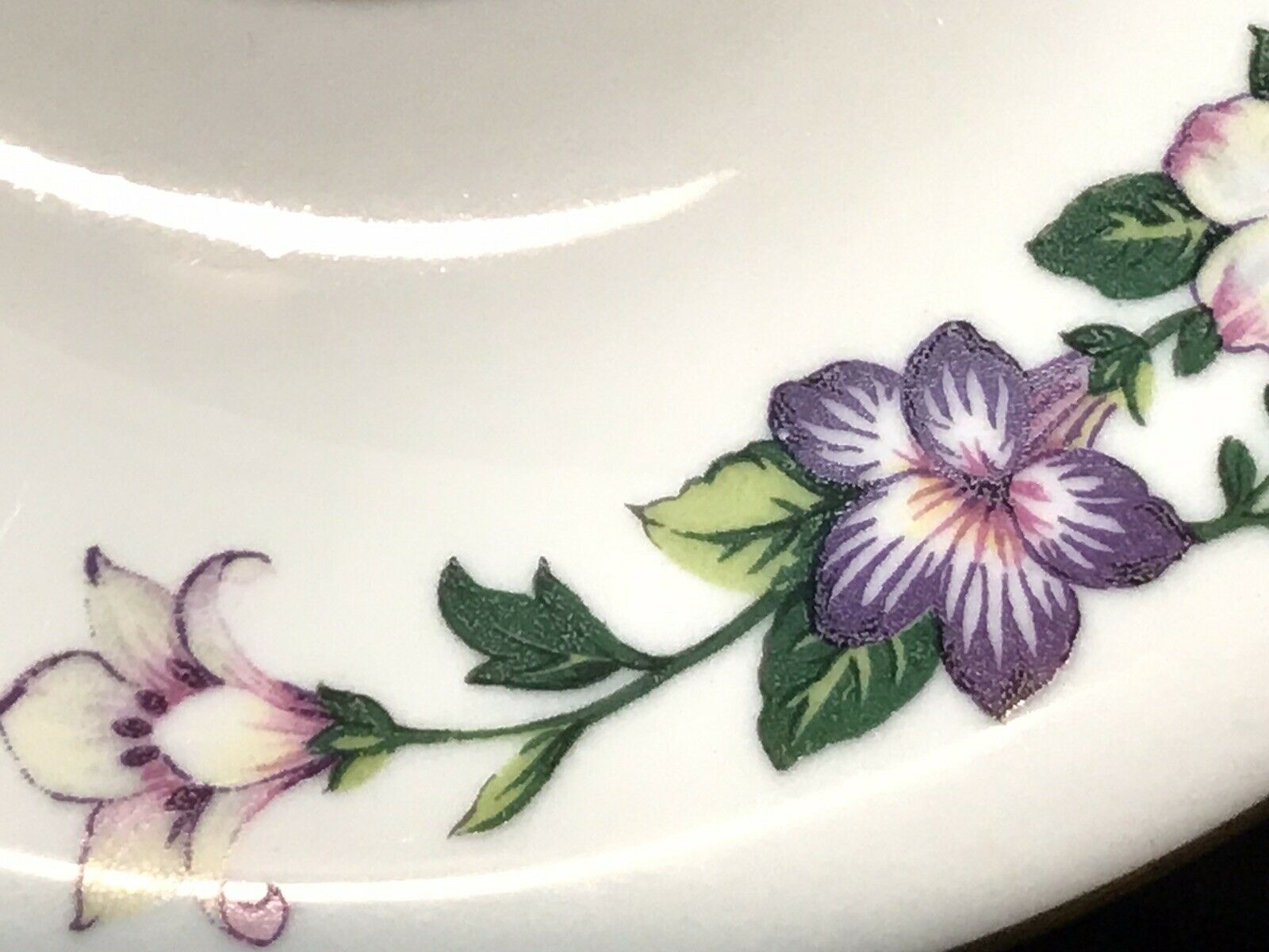 Pickard China Pamela Flat Bottom Cup & Saucer, 2 of Each | Gilded Edges | 23727 - Image 7