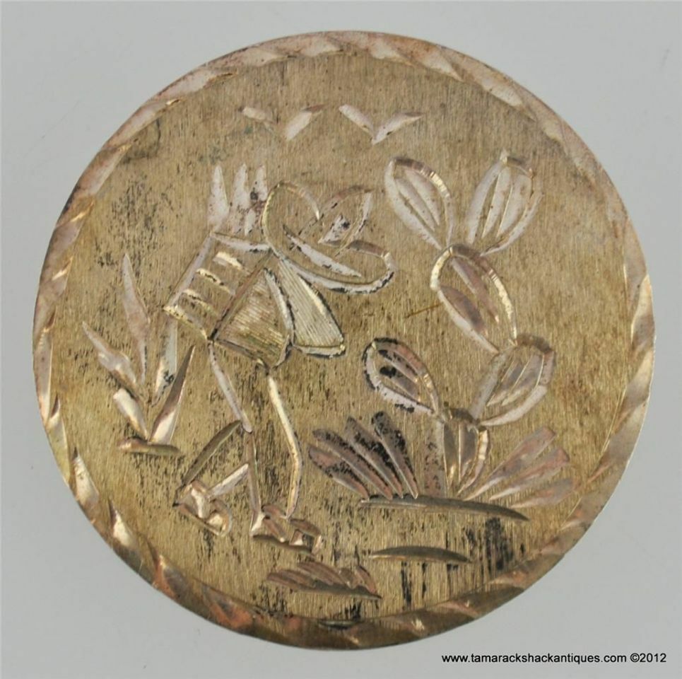 STERLING SILVER CACTUS DESIGN PIN/BROOCH - 8g - BBA-5
