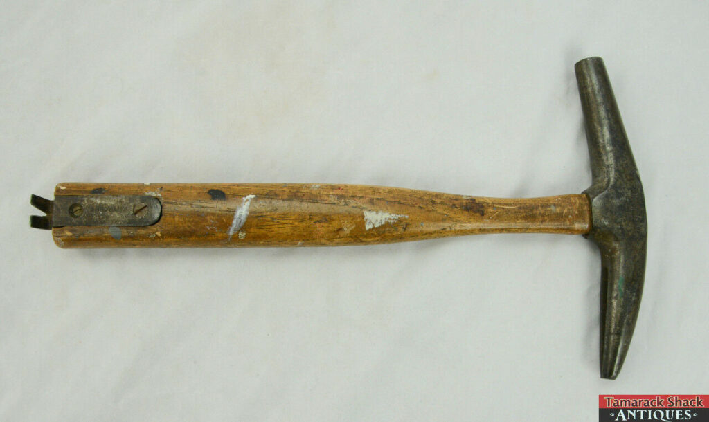 Vintage Fairmount Tack Hammer No. 42 HC w/ Tack Puller in Handle Good