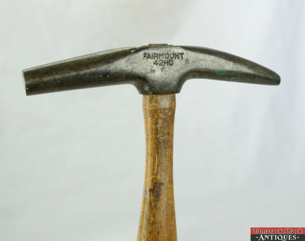Vintage Fairmount Tack Hammer No. 42 HC w/ Tack Puller in Handle Good