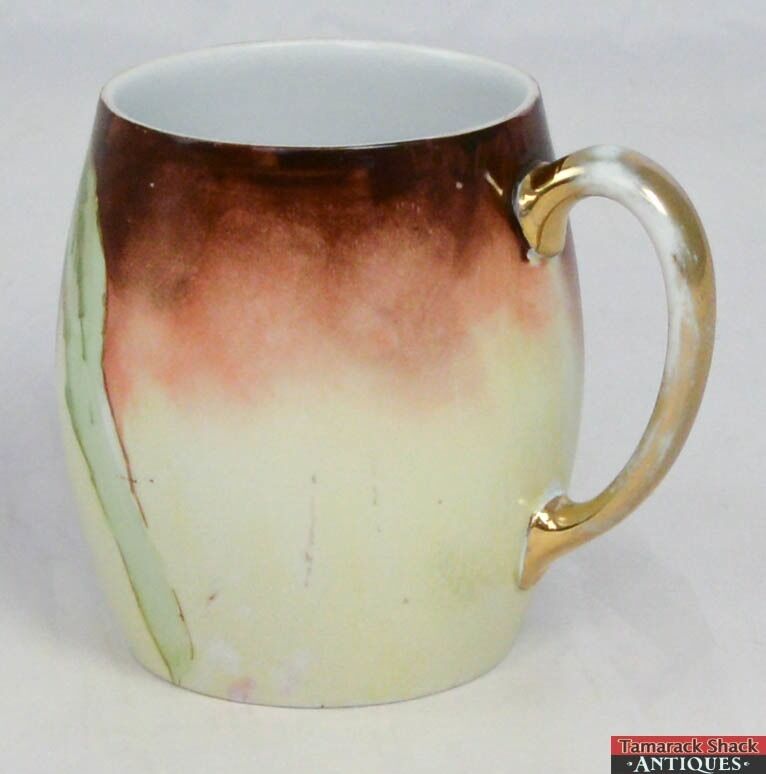 Vintage MZ Austria Moritz Zdekauer Mug Tankard Stein 1145 Handpainted Corn L1Y - Image 4